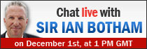 Chat live with Ian Botham