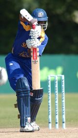 Upul Tharanga on his way to a top score of 72 in the second ODI between Sri Lanka and Netherlands © Charly Booker